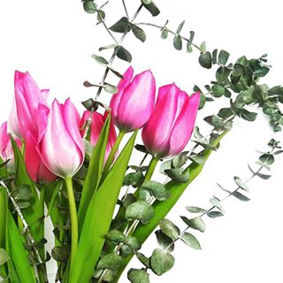  Idea: Bring a little spring indoors w tulips. # 